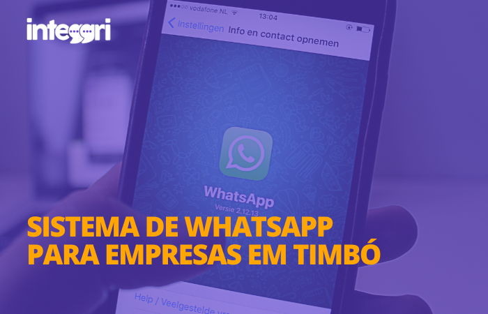 Sistema de WhatsApp para empresas em Timbó
