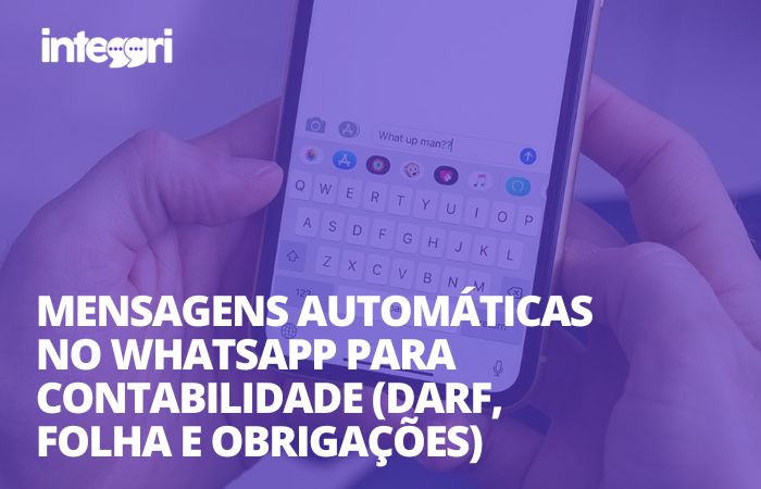 Mensagens automáticas no WhatsApp para contabilidade (DARF, folha e obrigações)